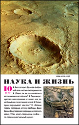 Обложка журнала «Наука и жизнь» №10 за 2013 г.
