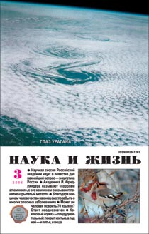 Обложка журнала «Наука и жизнь» №3 за 2006 г.
