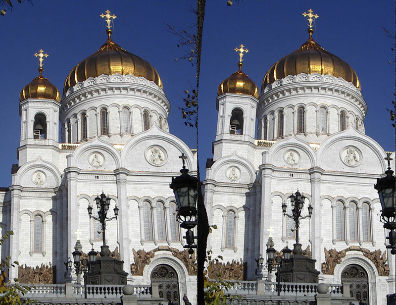 Москва. Храм Христа Спасителя. 1994 -1997
