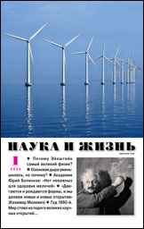 Обложка журнала «Наука и жизнь» №01 за 2020 г.