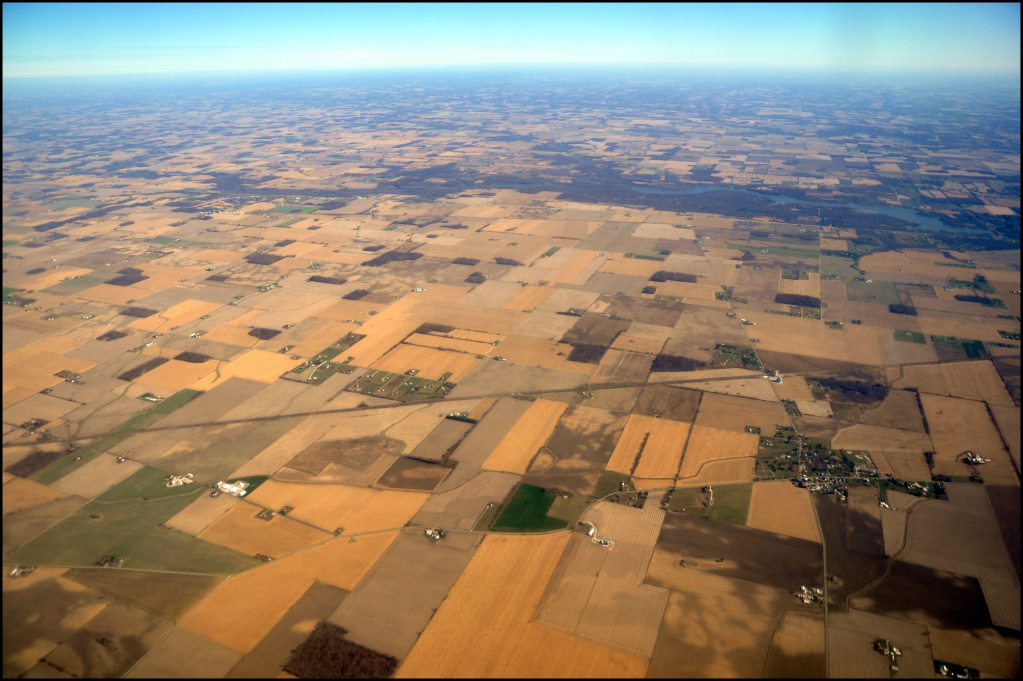 Сельскохозяйственные поля в округе Дэлавер, штат Огайо. Фото: Caribb/Flickr.com 