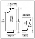 ЖЕНСКИЙ СВИТЕР ИЗ МОХЕРА (размеры 42—44, 46—48 и 50—52)